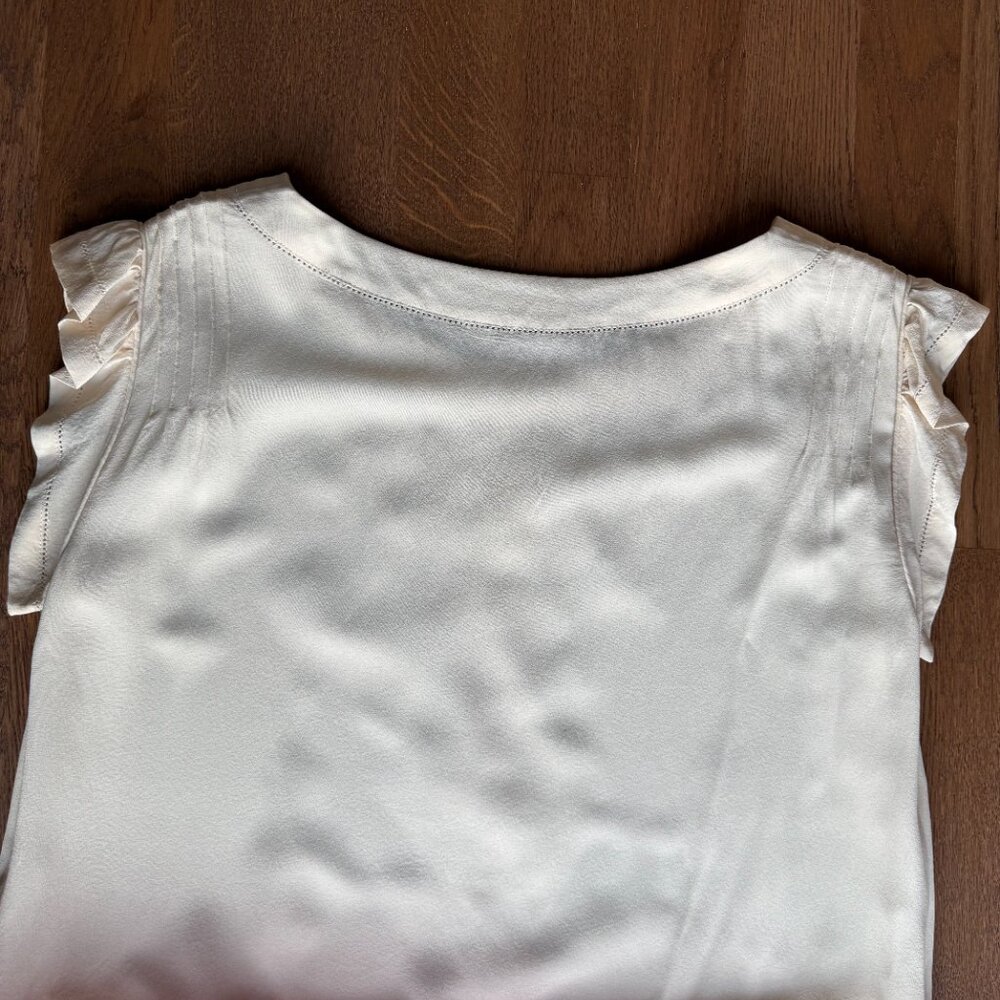 Whistles Cream Silk Dress - UK 12 / EU 40 / US 8 - Picture 7 of 13